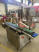 Machine de remplissage semi-automatique électrique PLC à pompe à lobes rotative pour boissons 200 ml Grounton