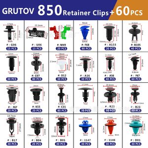 Grutov 850 Retainer <b>Clips</b> 60pcs Assorted Automotive Fasteners For <b>Car</b> Repair And Replacement - Product Image 3