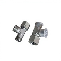 Connecteur hydraulique droit en acier au carbone et acier inoxydable anti-corrosion, adaptateur de tuyau robuste