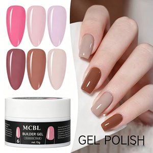 Nuevo Gel de Uñas Poly Builder 2026 en Botella, Marca Privada, Extensión Rápida, Esmalte de Gel Francés, Vernis Semipermanente, Gel de Construcción UV - Product Image 1
