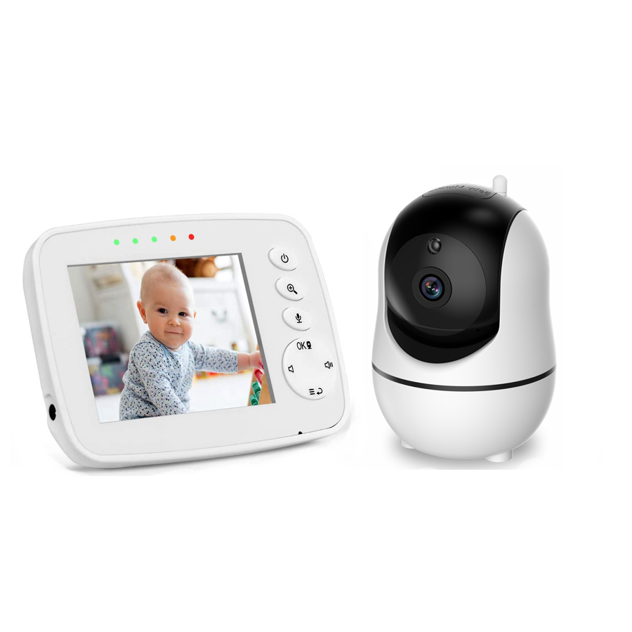 Baby Monitor with 3.2 Inch Wireless Digital Video Smart Monitor Camera