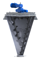 Mélangeur à vis conique Jastec acier inoxydable Ss316l/ss304 Double vis VSH 100 litres mélangeur de poudre Double mélangeur de ruban à cône hélicoïdal