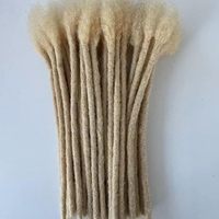 Prix de gros Cheveux Humains Microlocks Sisterlocks Dreadlocks Extensions Entièrement Fait Main 100% Cheveux Humains