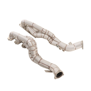 Collecteur d'échappement CSZ Racing pour <span class=keywords><strong>Audi</strong></span> A6 A7 C7 S4 <span class=keywords><strong>S5</strong></span> S6 S7 3.0T, système d'échappement de réglage, tuyaux d'échappement en acier inoxydable SS304, ajustement parfait - Product Image 1