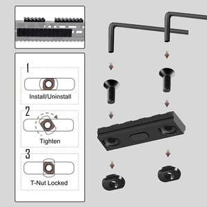 ชุดอุปกรณ์เสริมสำหรับติดตั้ง น็อต สกรู ประแจ อลูมิเนียม 3 5 7 9 11 13 ตัวหมุนสลิง ชุดซองปืน 6x Tactical - Product Image 6