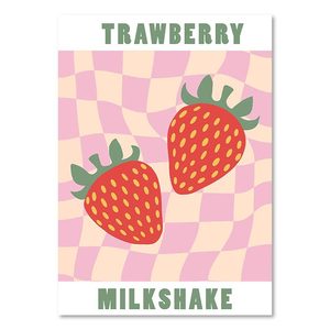 Bắc Âu màu hồng hoa bướm tình yêu trừu tượng KHÁCH SẠN Homestay tường phòng khách nghệ thuật trang trí bức Tranh vải - Product Image 4