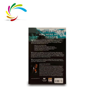Livre de gaufrage personnalisé, haut de gamme, bon marché, liaison parfaite les tuyaux et la puissance de la VISION, impression de livres - Product Image 3