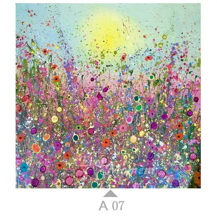 Custom Square Round Full Drills Abstract Flower Diamond Painting With Competitive price for Adult