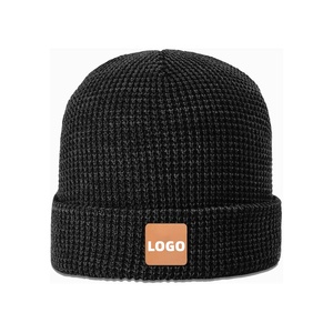 2025 Dệt Kim Waffle <span class=keywords><strong>Beanie</strong></span> <span class=keywords><strong>Hat</strong></span> Người Đàn Ông Của Phụ Nữ Acrylic Áo Thun Trượt Tuyết Mùa Đông Skull Cap Với 3D Thêu Kỹ Thuật Số In - Product Image 1
