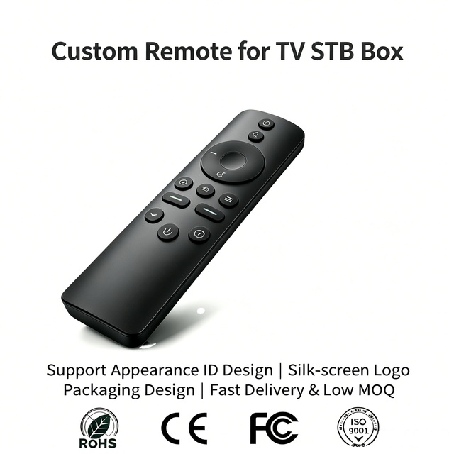 14 Keys Slim Universal Smart Learning Voice Remote Controller 433MHz Android TV Box Smart TV Projector Desktop Plastic 10m Range