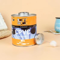 Ciment pour tuyaux en PVC 1L, adhésif CPVC avec tête en coton