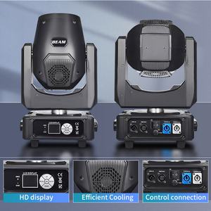 AICPOSE Mini Cabeza Móvil Profesional de Escenario 230W 7R Beam para Clubes, Fiestas, Eventos, Bares, con Apertura - Product Image 4