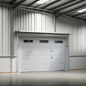 <span class=keywords><strong>Porte</strong></span> de <span class=keywords><strong>Garage</strong></span> <span class=keywords><strong>Sectionnelle</strong></span> Industrielle Moderne Blanche Automatique Bon <span class=keywords><strong>Prix</strong></span> <span class=keywords><strong>Porte</strong></span> Piétonne pour Villas Surface Finie Vente en Gros - Product Image 4