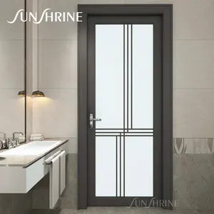양쪽 방 맞춤 여닫이 문 용 알루미늄 여닫이 문