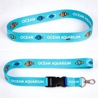 CH Wholesale Sublimation Printing Polyester Lanyards With Logo Custom Certification Keychain OEM ODM ECO Promotion Event Gifts