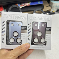 Protection d'objectif d'appareil photo pour iPhone 17 18 Pro, verre trempé 9H en alliage d'aluminium dépoli, protection intégrée de l'appareil photo