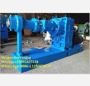 XJW-35 XJW-65 d'alimentation Froide NBR caoutchouc mèche extrudeuse/bande de caoutchouc extrudeuse/extrudeuse en caoutchouc - Product Image 4