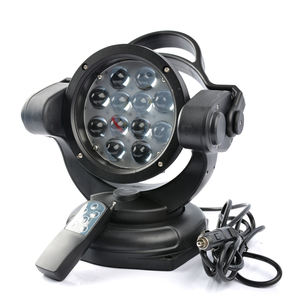 ไฟฉาย LED กำลังสูงรีโมทคอนโทรล12V แบบพกพา60W LED ไฟค้นหาฐานแม่เหล็ก360องศา - Product Image 5