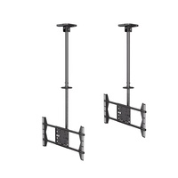 Support de plafond à affichage unique pour TV 55 pouces 65 pouces 75 pouces 85 pouces Rotation 90 degrés VESA 600x400mm
