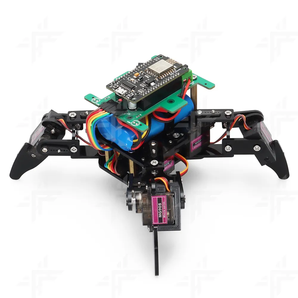 2023 ESP8266 квадруфицированный робот набор четырехногая Робототехника стартовый комплект STEM обучение WiFi Программирование с открытым исходным кодом стартовый комплект для школы