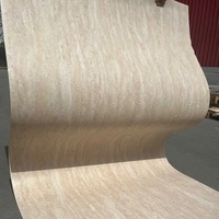 Dalles de pierre artificielle 3D flexibles en travertin 600x1200mm, écologiques, imperméables, ignifuges, modernes, grandes dalles pour intérieur/extérieur, garantie 5 ans