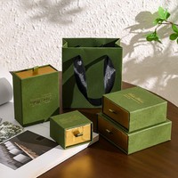 Caja de Regalo para Joyería de Damas de Honor con Logotipo Personalizado, Forro de Esponja Biodegradable, Empaque Moderno y de Lujo