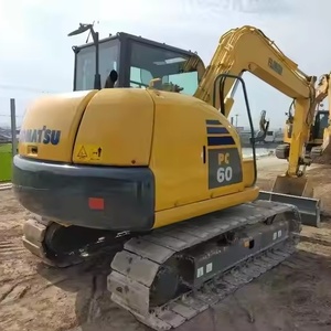 Excavatrice d'occasion presque neuve Komatsu PC60 6 tonnes Machine Mini pelle d'occasion Komatsu Pc60 Digger à vendre - Product Image 3