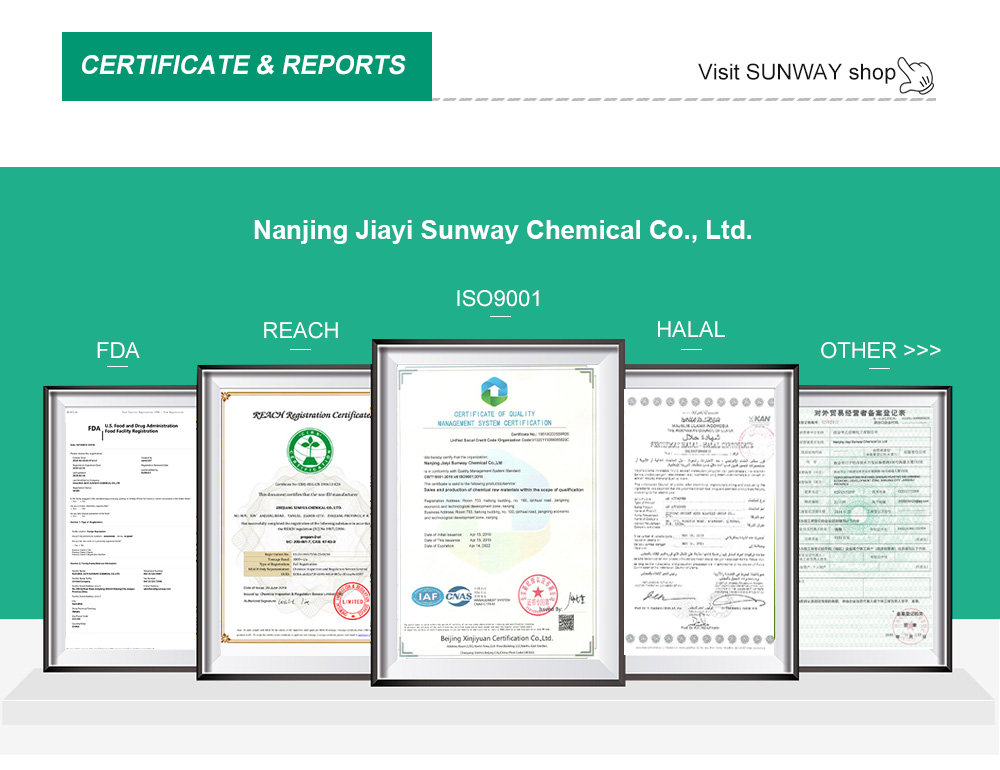 EDTA-4Na Sodium Organic Salt certificate