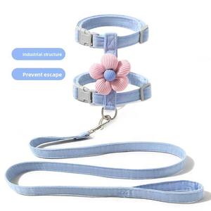 Gentle Secure Cat <b>Harness</b> Leash Set Soft Adjustable H Shape Breathable Vest For <b>Kitten</b> Puppy Outdoor Walking Safe - Product Image 4
