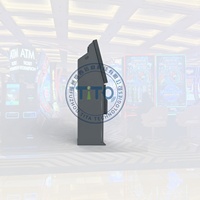 Kios Penukaran Tiket Koin Layar Sentuh 21,5 Inci untuk Terminal Pembayaran Mandiri di Dalam Ruangan untuk Kabinet Mesin Permainan Keterampilan