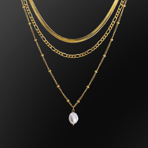 <span class=keywords><strong>Collier</strong></span> ras de cou en perles multicouches KRKC, ensemble de bijoux, <span class=keywords><strong>collier</strong></span> à plusieurs rangs, <span class=keywords><strong>double</strong></span> rangée de perles multicouches avec breloques - Product Image 2