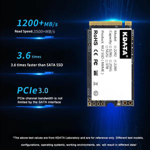 แฟลชชิป NAND M.2 SSD ฮาร์ดไดรฟ์ภายในพลาสติก3D SSD M.2 NVMe SSD 128GB 256GB 512GB 1TB 2TB - Product Image 4