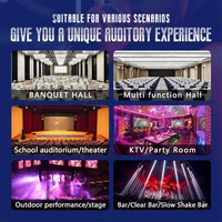 Sistema de Sonido Profesional para Conciertos y Eventos, Altavoces Line Array Duales de 10 Pulgadas para Escenarios, Bodas y Banquetes