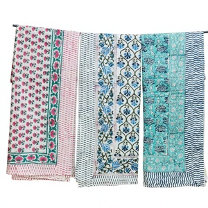 Conjunto de 3 Piezas de Sarong Hecho a Mano de Primera Calidad, 100% Algodón, Bufanda Boho, Ropa de Playa Floral, Secado Rápido, Transpirable, Talla Grande - Product Image 1