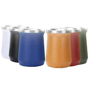 New Design Stainless Steel Double Wall Vacuum Insulated Powder Coating Thermal <b>Coffee</b> Tea Wine Tumbler - Product Image 1