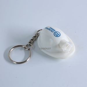 Casco de <span class=keywords><strong>bombero</strong></span> 3D personalizado, <span class=keywords><strong>llavero</strong></span> de luz LED con logotipo, accesorio para bolsa de casco de seguridad - Product Image 3