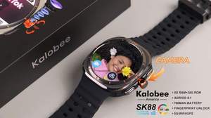 Montre connectée Android SK88 5G avec carte SIM, 3+32 Go, batterie 780 mAh, écran AMOLED, caméra <span class=keywords><strong>2</strong></span> millions de pixels, montre connectée sportive ronde - Product Image 5