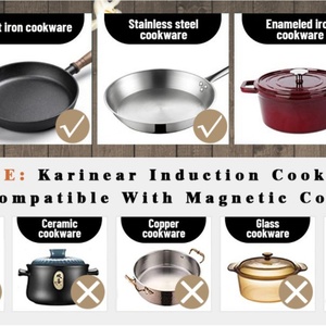 Table de cuisson à induction intégrée à double brûleur 220-240V, plaque de cuisson électrique de 12 pouces - Product Image 6