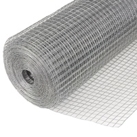 Cage à oiseaux enduite de zinc de haute qualité BRC rouleau de treillis métallique de soudure en fer galvanisé pour clôture prix de treillis métallique soudé