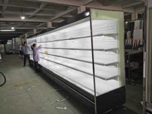 Refrigerador Vertical Multideck Abierto para <span class=keywords><strong>Supermercados</strong></span>, Enfriador de Exhibición para Vegetales - Product Image 4