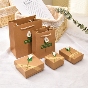 Boîtes en papier kraft écologiques, autocollants créatifs, boîtes en papier vintage en gros et boîtes en papier en stock - Product Image 3