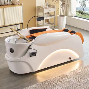 Sillón de Lavado para Salón de Belleza, Cama de Champú Eléctrica con Masaje - Product Image 2