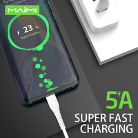 Maimi 5A USB 3 en 1 câble de charge multiple universel pour téléphone portable type-c cordon de micro chargeur câble de données de charge rapide