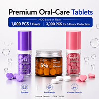 Luxsmile OEM Probiotique Comprimés de dentifrice blanchissant à la nanohydroxyapatite pour enfants et adultes
