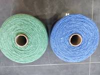Fil mélangé en coton recyclé NE 1.5s 2s 3s avec une bonne absorption d'eau, teint, pour tricot et tissage, anti-bactérien