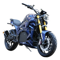 Nouvelle Arrivée Moto Électrique Haute Vitesse Devil pour Adultes, Direct Usine Wuxi, 5 kW 8 kW, Moteur à moyeu, Transmission par chaîne, Lithium 72V