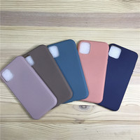 Vente chaude étui pour iphone 11 Pro Max Candy Matt housse pour iphone11 Soft Touch TPU pochette coque de téléphone