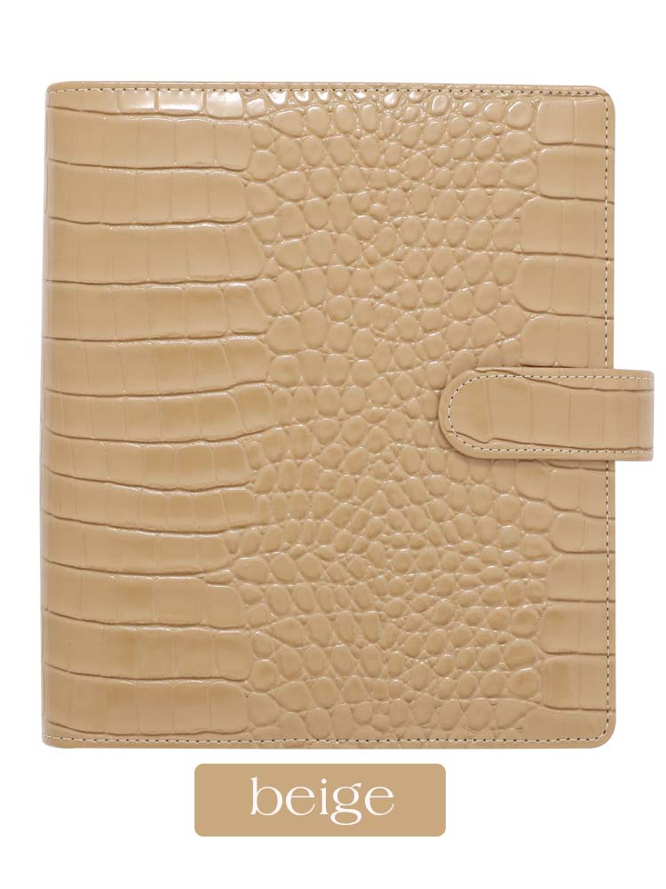 Beige avec anneaux dorés
