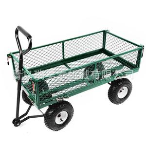 Carrito de herramientas de jardín hecho a medida 89X49X25 con ruedas inflables de 10 pulgadas, capacidad de carga de 150 kg, carrito exterior para herramientas - Product Image 4