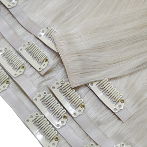 Extensions <span class=keywords><strong>de</strong></span> <span class=keywords><strong>cheveux</strong></span> naturels non traités, invisibles, à clipser, 100% <span class=keywords><strong>cheveux</strong></span> humains, cuticules alignées - Product Image 6